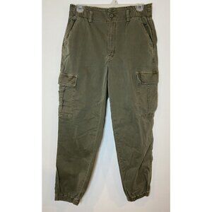 NWT American Eagle Relaxed Mom Joggers Cargo Olive Green 8 29 W New